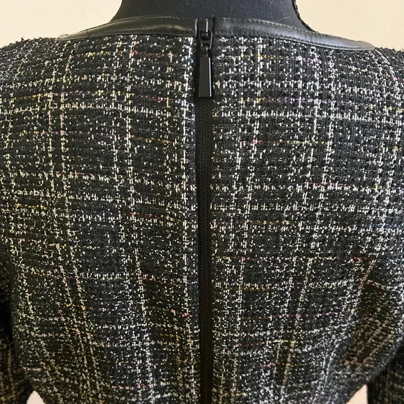 Calvin Klein Black and White Plaid Dress - Picture 4 of 5